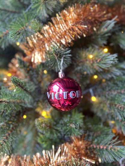 Kerstbal met naam