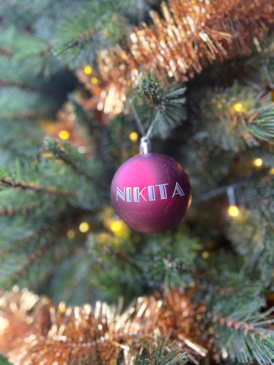 Kerstbal met naam